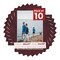 Dark Red Suede Mat Board for 28x40 Frames - Fits 24x36 Photos
